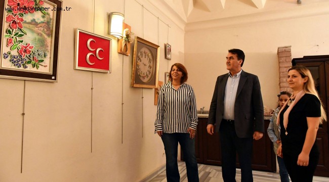 Başkan Dündar Göz Kamaştıran Sergiyi Gezdi