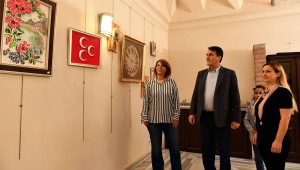 Başkan Dündar Göz Kamaştıran Sergiyi Gezdi