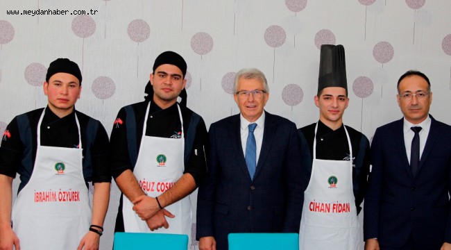 Başkan Eriş, geleceğin şeflerini tebrik etti