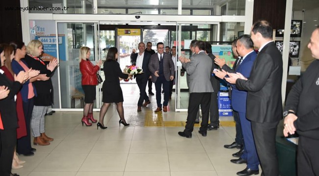 Başkan Kanar'a, coşkulu karşılama