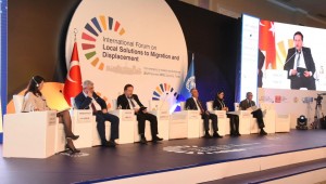 Başkan Orkan, uluslararası göç forumunda konuştu