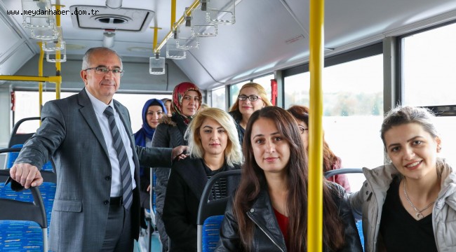 BAŞKENT'TE TOPLU ULAŞIMA KADIN ELİ DEĞECEK…