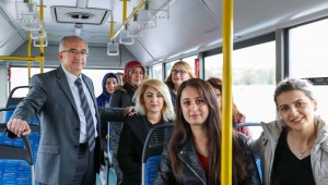 BAŞKENT'TE TOPLU ULAŞIMA KADIN ELİ DEĞECEK…