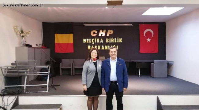 Batur CHP Belçika Birliğini ziyaret etti 