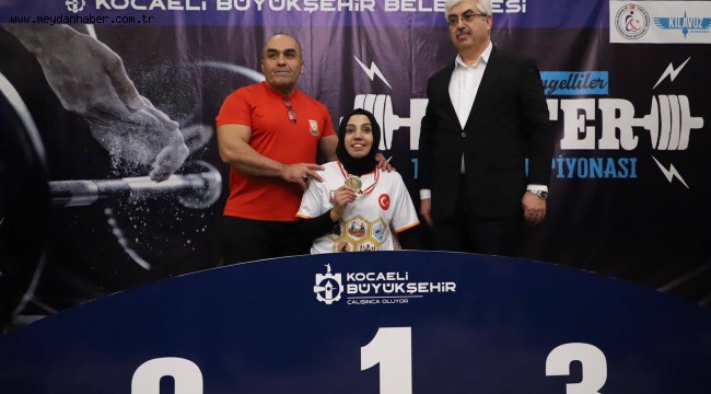 Bedensel Engelliler Halter Türkiye Şampiyonası Kocaeli'de yapıldı