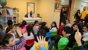 BEHİÇ AK ÇOCUK OKURLARIYLA BULUŞTU