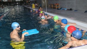 ÇANKAYALI ÇOCUKLAR KULAÇ ATMAYA BAŞLADI