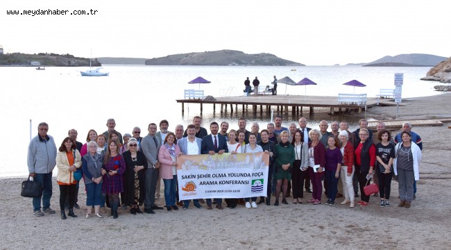 Cittaslow olma yolundaki Foça'da, ''Sakin Şehir Olma Yolunda Foça'' isimli Arama Konferansı gerçekleştirildi…