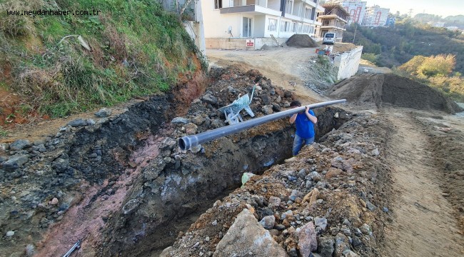 Giresun Belediyesi şehir genelinde içme suyu hatlarıyla ilgili çalışmalarını sürdürüyor.