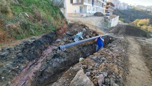 Giresun Belediyesi şehir genelinde içme suyu hatlarıyla ilgili çalışmalarını sürdürüyor.