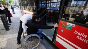 İzmir'de engellilerin otobüs seyahati kolaylaşacak