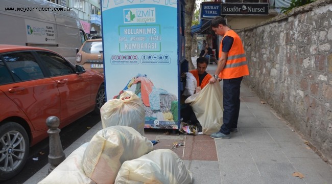 İZMİT BELEDİYESİ'NDE GERİ DÖNÜŞÜM SEFERBERLİĞİ