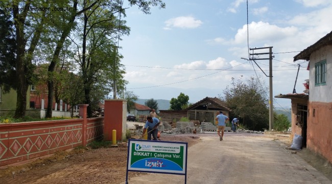 İZMİT BELEDİYESİ'NİN KÖYLERDEKİ ÇALIŞMALARI HIZ KESMEDEN DEVAM EDİYOR