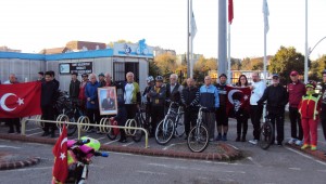 İZMİT'TE PEDALLAR ATATÜRK İÇİN ÇEVRİLDİ