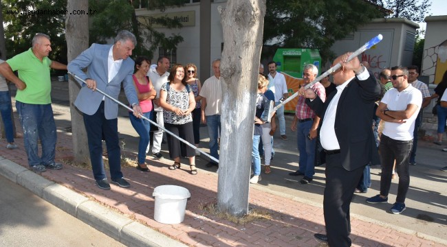 Narlıdere'de yol çalışmaları hız kesmeden sürüyor
