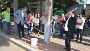 Narlıdere'de yol çalışmaları hız kesmeden sürüyor