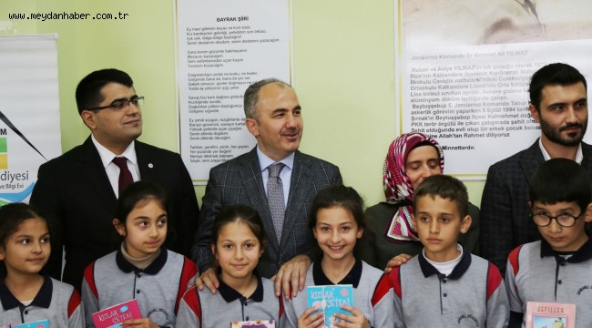 ORMANLI İLKOKULUNA "KÜTÜPHANE" AÇILDI…