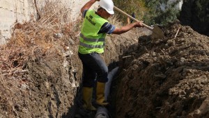 SAMANDAĞ'DA İÇME SUYU DEPLASE ÇALIŞMASI YAPILDI