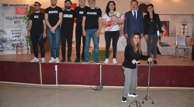 "Sesimi Duyuramadım" tiyatro oyununa Haymana'lılardan yoğun ilgi