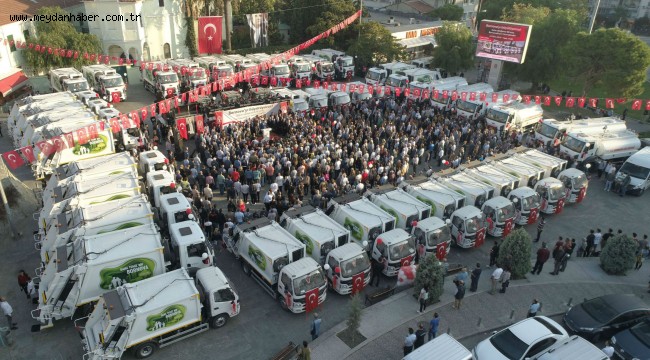 Yeni araçlar ve iş makineleri ile Daha temiz ve yeşil Bornova