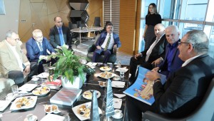 Almanya'da yaşayan Türk iş adamlarından Başkan Sandal'a ziyaret