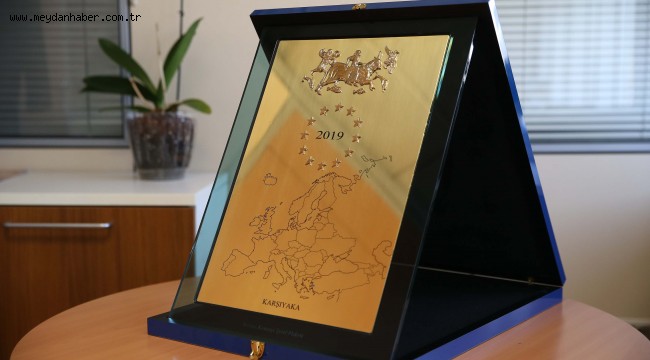 Avrupa'dan Karşıyaka'ya "Şeref Plaketi"