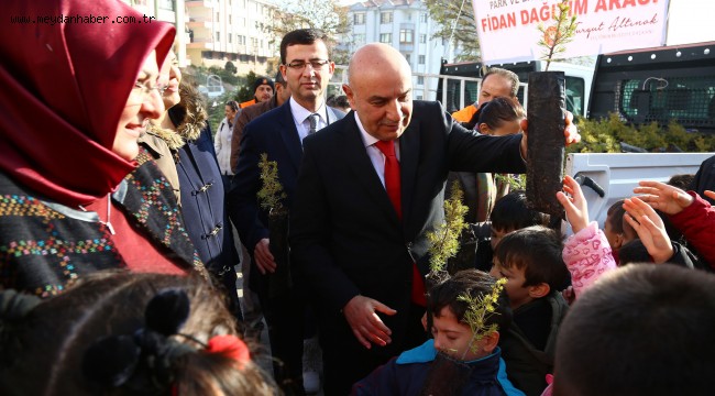 BAŞKAN ALTINOK: BU YIL 150 BİN FİDAN DAĞITACAĞIZ