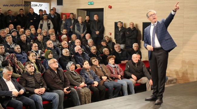 Başkan Arda: "Tapu ve ecrimisil sorunu için ön safta mücadele ederim"