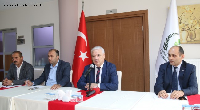 Başkan Bilgin, Muhtarlara Seslendi GELİN SARUHANLI'YI BİRLİKTE YÖNETELİM