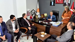 Başkan İduğ'dan parti ziyaretleri