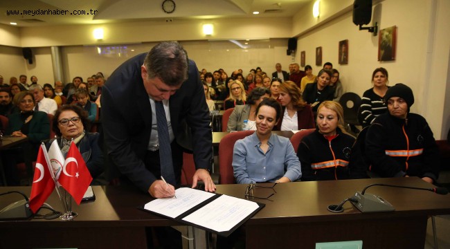 Başkan Tugay 'Kadın Erkek Eşitliği Şartı'na imza attı
