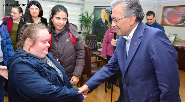 Başkan Uygur'a en özel ziyaret