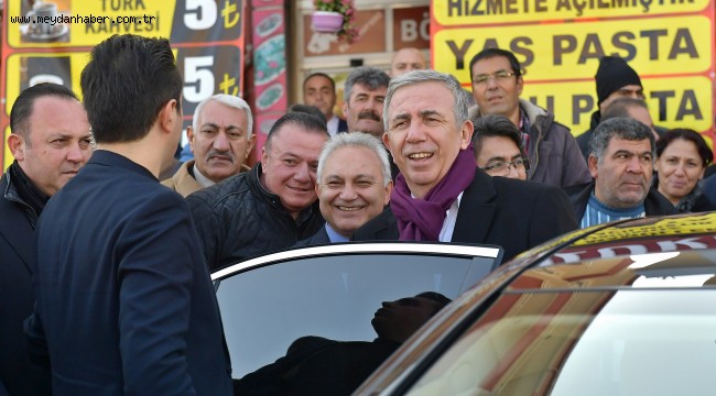 BAŞKAN YAVAŞ, İLÇE ZİYARETLERİNE DEVAM EDİYOR