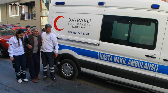Bayraklı'da 2 bin hastaya ambulans hizmeti