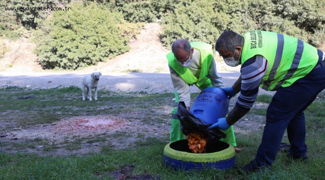 Buca Belediyesi kırsaldaki can dostlarına kucak açtı 