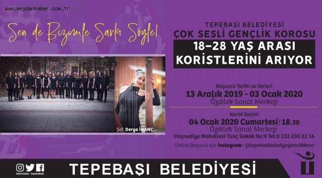 ÇOK SESLİ GENÇLİK KOROSU KORİSTLERİNİ ARIYOR