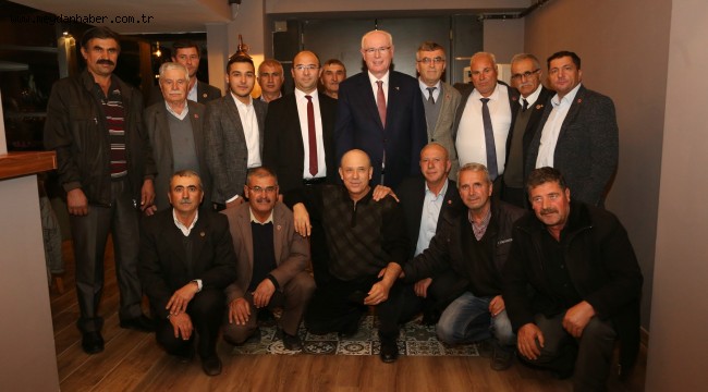 Kazım Kurt Kırka Muhtarları ile bir araya geldi 