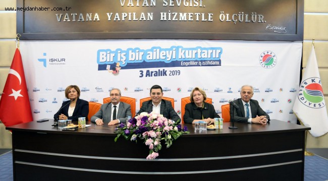 Kepez'den engelliler gününde örnek proje