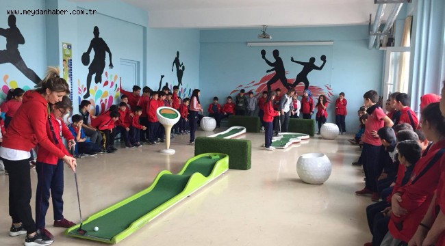 Mini Golf okullara taşındı
