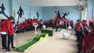 Mini Golf okullara taşındı