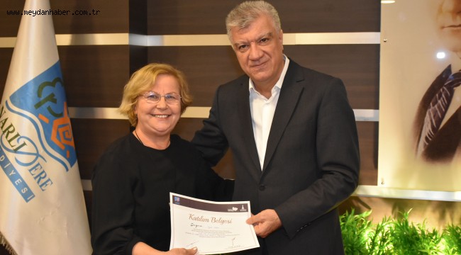 Narlıdere'nin üretici kadınlarına sertifikaları verildi!
