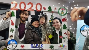 Odunpazarı'ndan down sendromlu çocuklara yılbaşı kutlaması