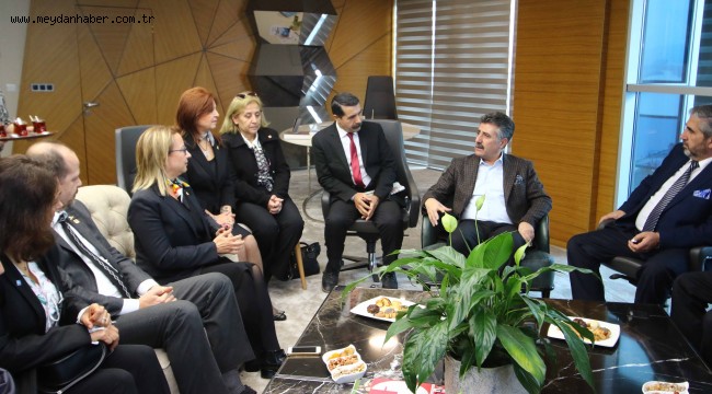Susmuş ve ekibinden Başkan Sandal'a ziyaret