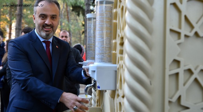 Üniversitede çorba çeşmeden içilir