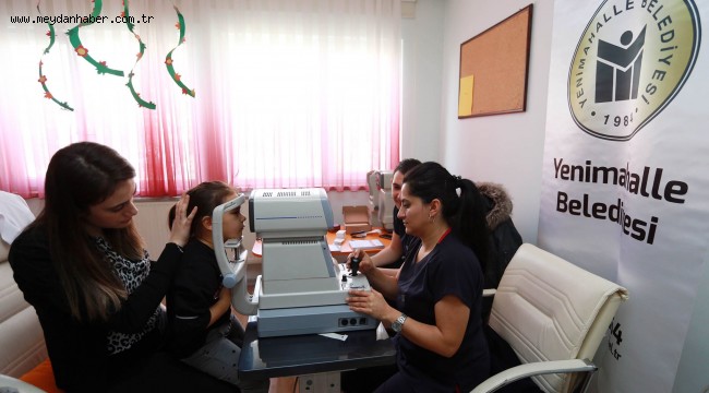 Yenimahalle'nin minik gözlerine ücretsiz muayene