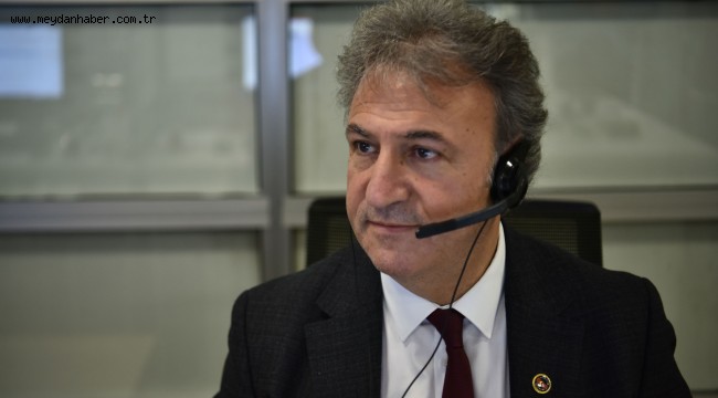 Başkan İduğ çağrı merkezinde