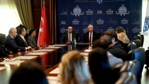 BAŞKAN YAVAŞ'A 10 OCAK ÇALIŞAN GAZETECİLER GÜNÜ ZİYARETİ