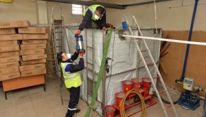  BAŞKENT'TE OKULLARIN SU DEPOLARI DEZENFEKTE EDİLİYOR…