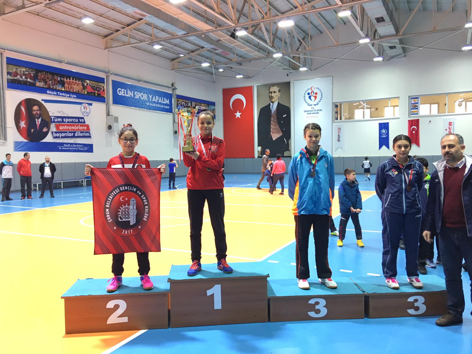 Belediye, masa tenisinde Türkiye şampiyonu oldu