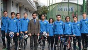 Büyükşehirli pedallar moral depoladı